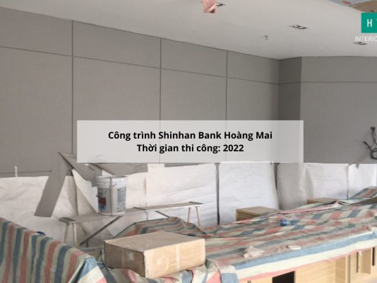 Công trình thi công film dán ngân hàng Shinhan Bank